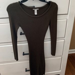 Long sleeve body on dress